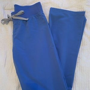 XXS Figs livingston scrub pants, ceil blue!